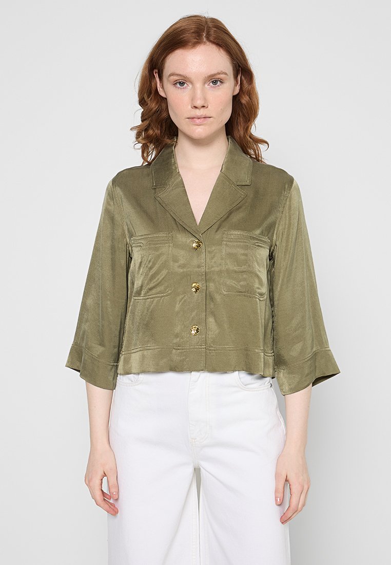 Ganni Overhemdblouse meerkleurig