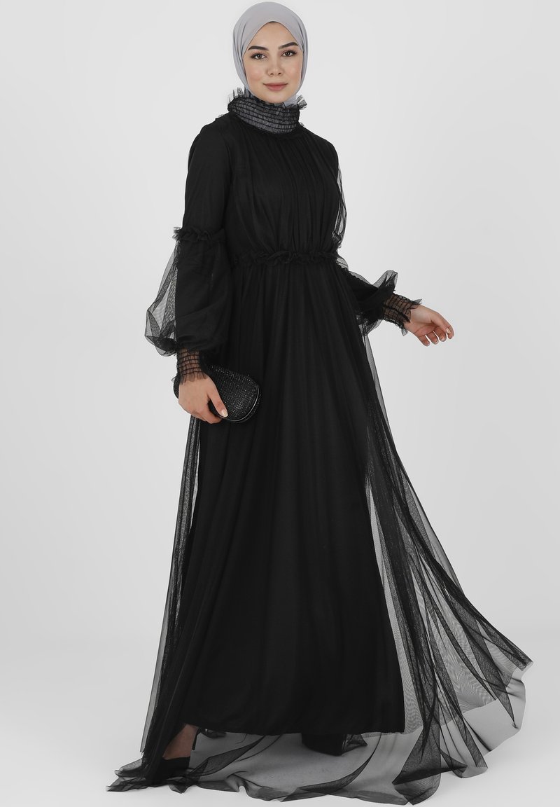 Modanisa FULLY LINED-MODEST-TAVIN - Robe de cocktail - black/noir - ZALANDO.FR