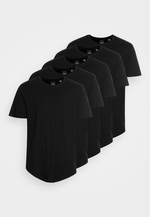 Only & Sons, ONSMATT LONGY TEE 5 PACK - T-shirt basique - black