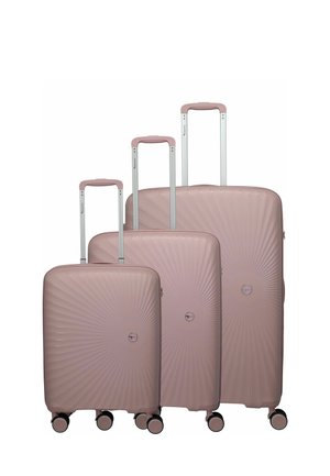 Travelite TAMARIS X TRAVELITE VOYAAGE 4 ROLLEN KOFFERSET 3-TEILIG MIT DEHNFALTE UNISEX - Kofferset - blush