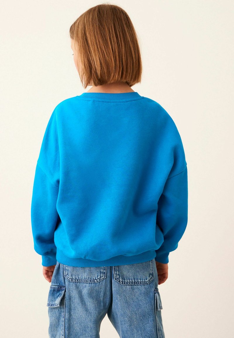 Next HAPPY SLOGAN - Sweatshirt - blue/blau - Zalando.de