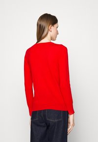 pure cashmere CLASSIC CREW NECK  - Pullover - red