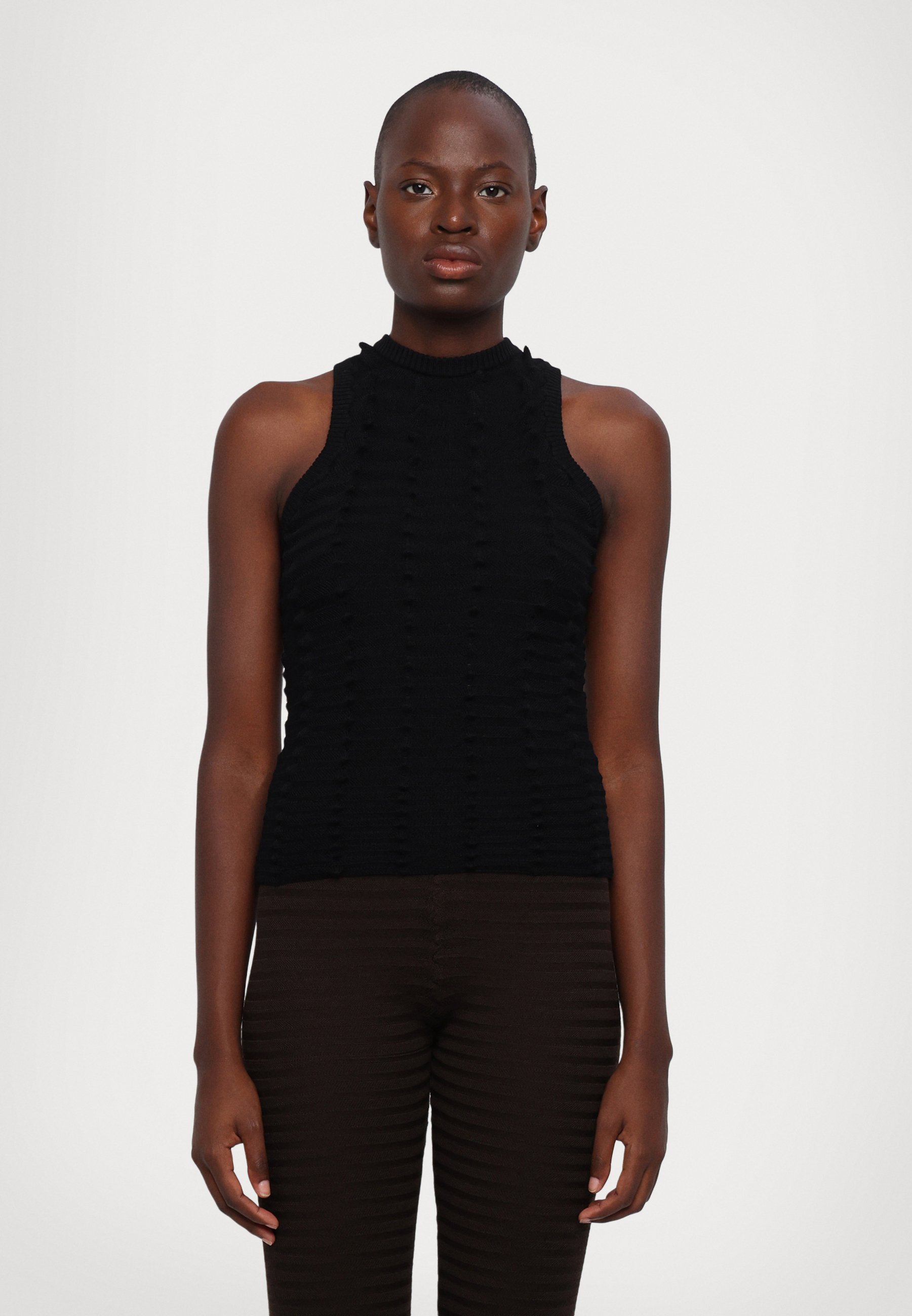 meltthelady logo gradation camisole logo gradation camisole black