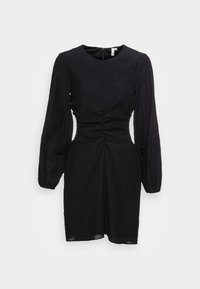STRUCTURED CUT OUT DRESS - Vestido de dia - black
