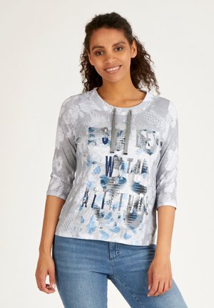 THOMAS - Long sleeved top - platin grau