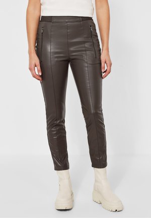 Street One SKINNY FIT - Pantaloni - braun