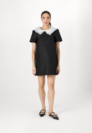 GEORGIE MINI DRESS - Koktailové šaty/večierkové šaty - black