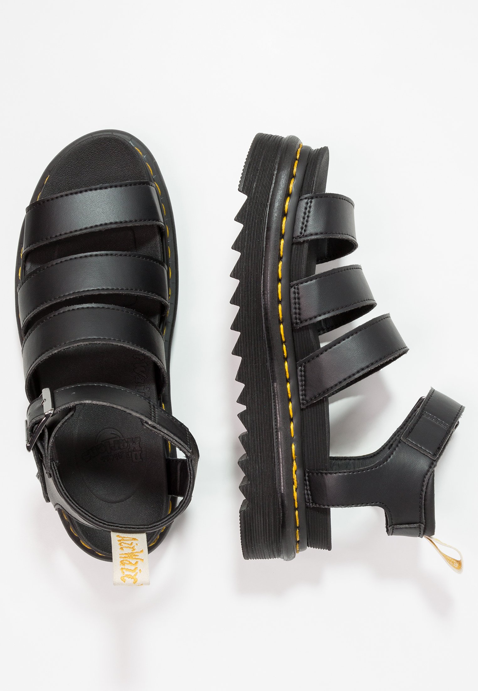 Dr. Martens BLAIRE - Sandalias con plataforma - black felix/negro -  Zalando.es