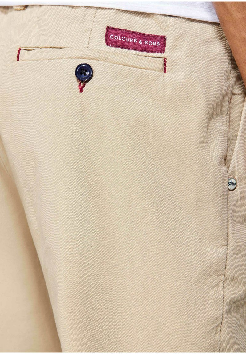 Herren Chinos | Colours & Sons CROPPED Chino sand - YU13315 Herren Chinos | Colours & Sons CROPPED Chino sand - YU13315