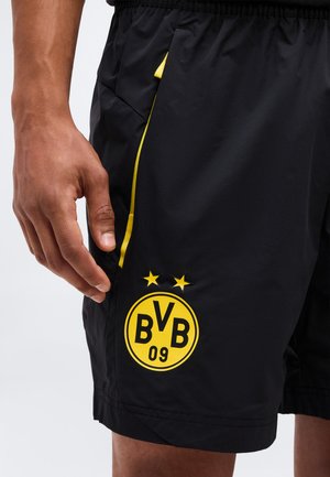 Puma, BVB DORTMUND PUMATECH RELAXED SHORTS - Klubiriided - puma black-faster yellow
