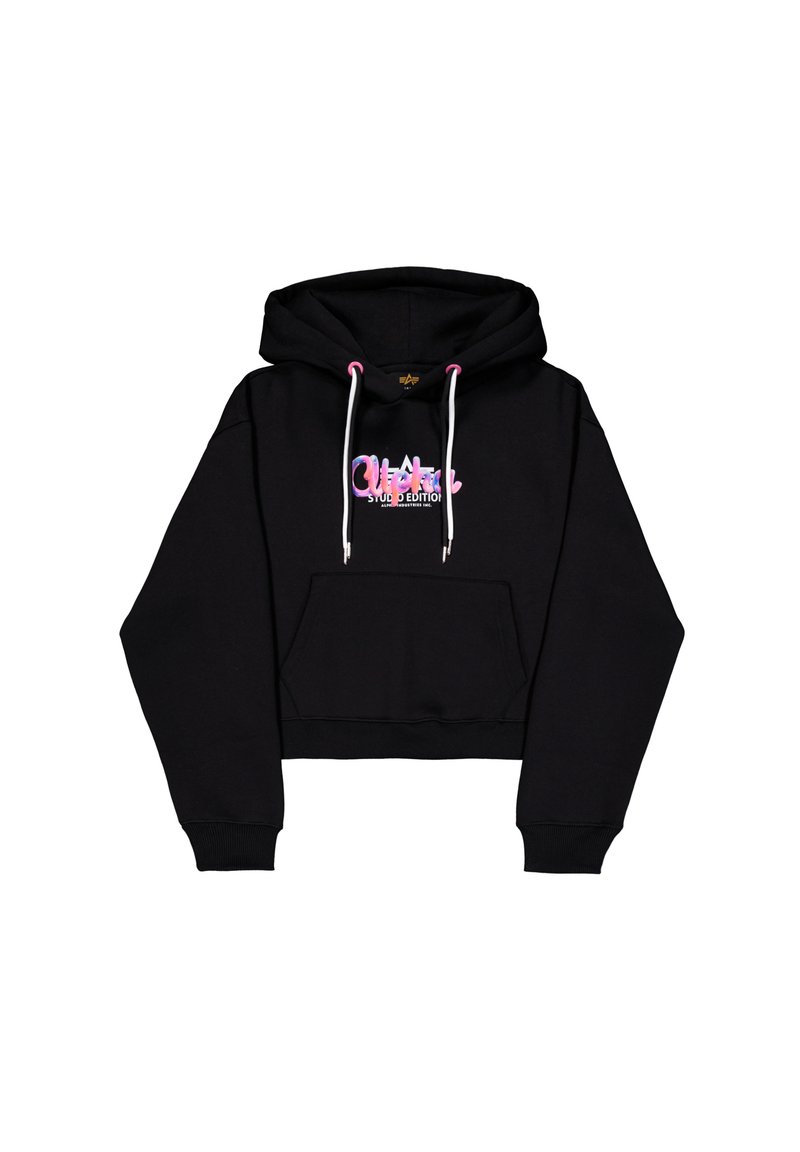 alpha industries Hoodie zwart