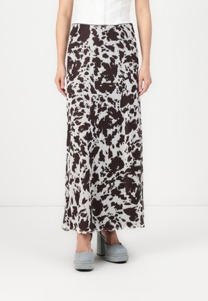 JXMINNA MESH SKIRT - A-line skjørt - dark brown