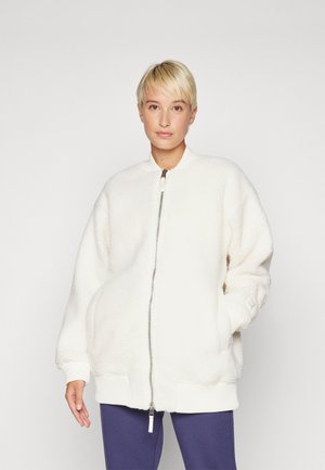 OVERSIZED BOMBER JACKET - Fleecejas - bone
