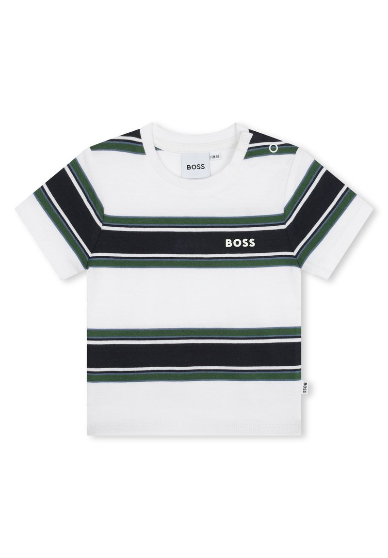 BOSS Kidswear T-shirt print groen