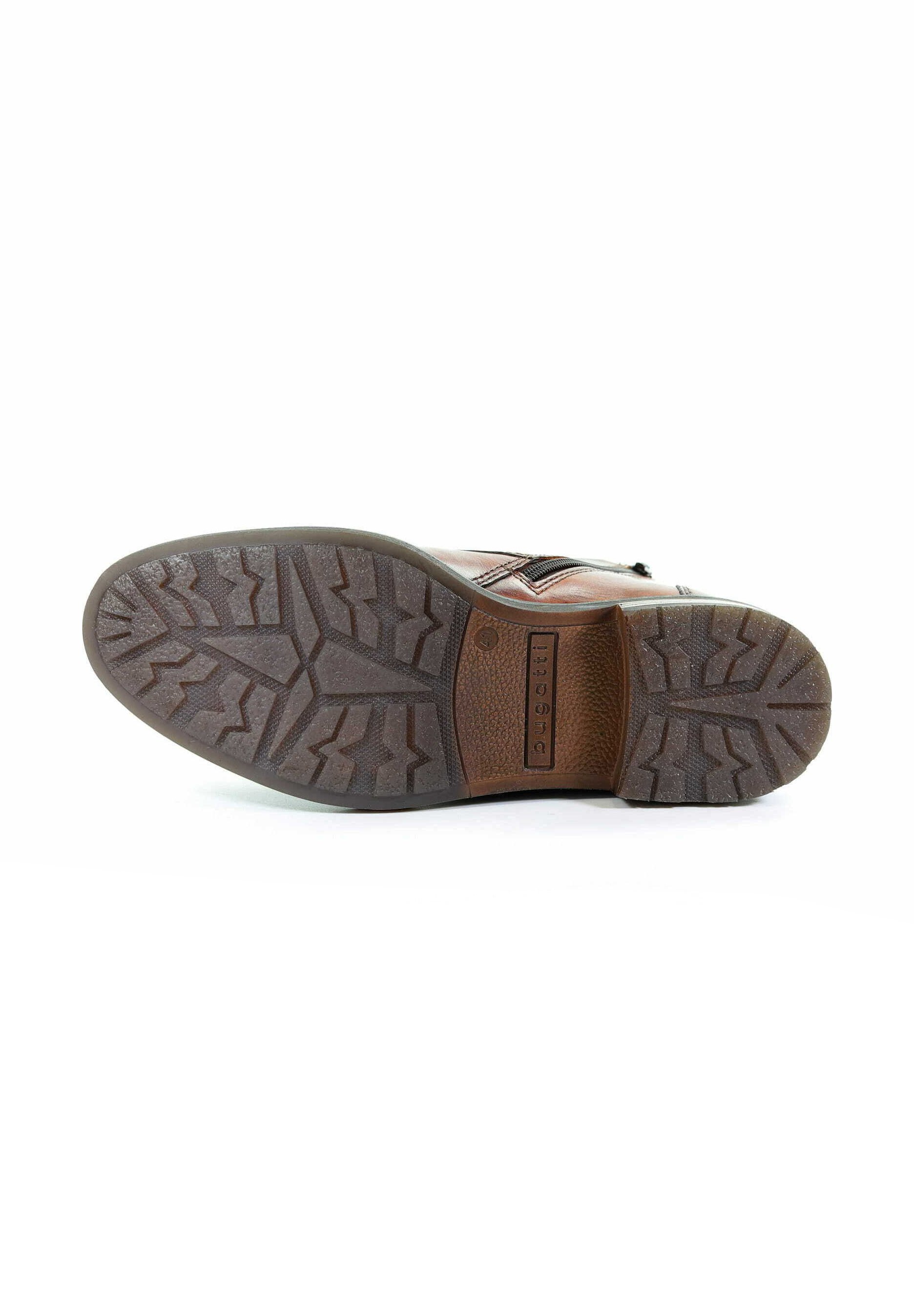 Bottes à Lacets Bugatti Pour Homme - Doublure Chaude - Semelle Intérieure Amovible - Style Urbain Décontracté