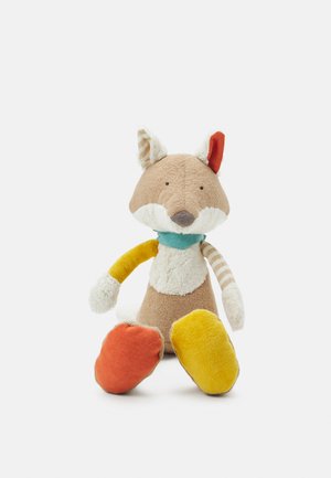 FUCHS IM PATCHWORK STIL UNISEX - Cuddly toy - braun/weiß/mehrfarbig