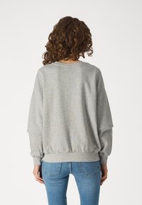 JDY Sweatshirt - mottled light grey