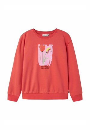 Sweatshirt - spiced coral