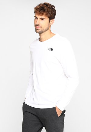 EASY TEE - Maglietta a manica lunga - white/black