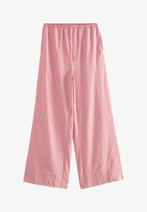 Next TEXTURED STRIPE WIDE LEG - Nadrágok - pink