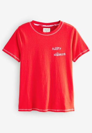 Next REGULAR FIT - SHORT SLEEVE SET - Pyjama set - red