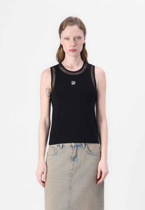 NECKLINE LOGO TANK - Top