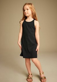 Next RACER REGULAR FIT - Stickad klänning - black