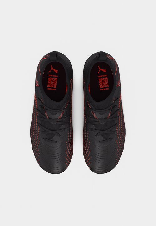 PUMA FUTURE 9 MATCH FG/AG JR UNISEX - Football boots artificial grass - black/glowing red/strong gray — photo 5