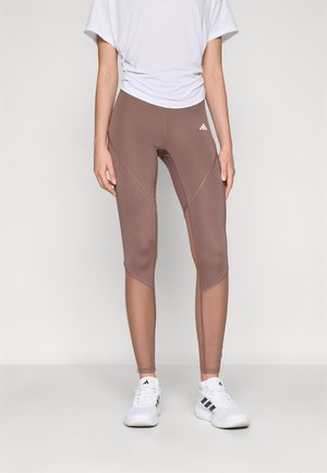 Tights - earth strata/white