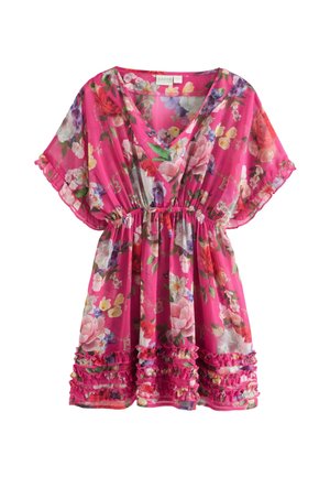 REGULAR FIT - FLORAL PRINTED KAFTAN  - Nappali ruha - pink