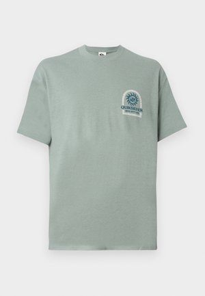 Quiksilver SUN POWER UNISEX - Marškinėliai su spaudiniu - chinois green