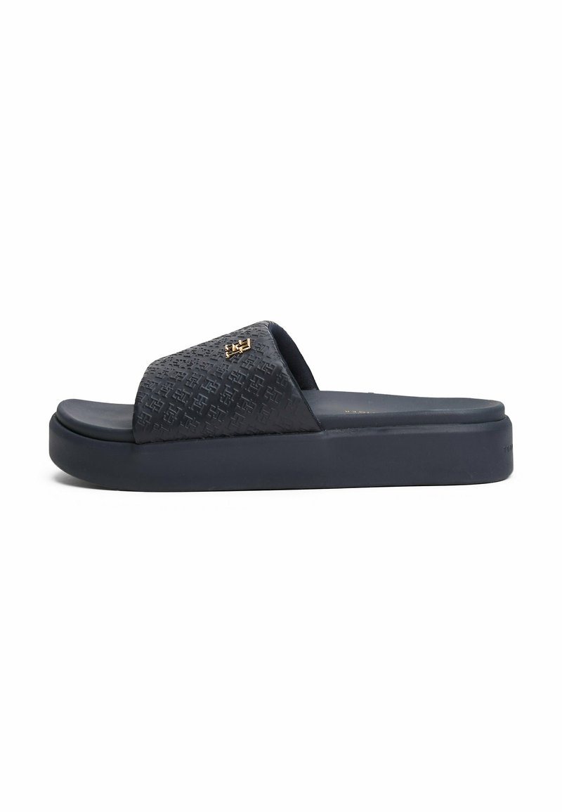 Tommy Hilfiger MONOGRAM - Pool slides - space blue