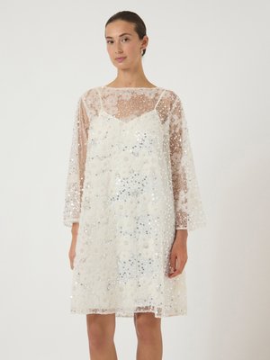 YASNELDA 3/4 EMBELLISHED DRESS - CELEB - Cocktail dress / Party dress - gardenia