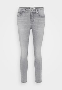 ONLWAUW MID ZIP YOKE PUSH UP - Vaqueros pitillo - grey denim