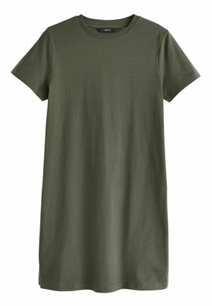 REGULAR FIT - Haljina od žerseja - khaki green