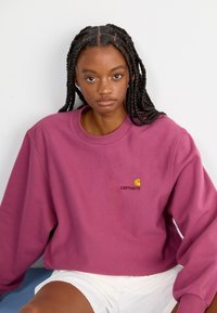 Carhartt WIP AMERICAN SCRIPT - Sweatshirt - dusty fuchsia