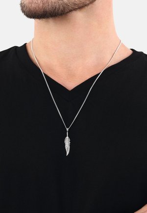 amor FEATHER - Ciondolo - silberfarben