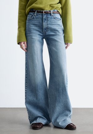 & OTHER STORIES, & OTHER STORIES WIDE-LEG JEANS - Wide leg - slate blue