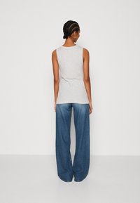 Marc O'Polo LONG ROUND NECK - Topper - chalky grey melange