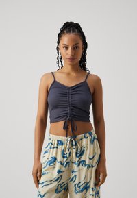 Pieces PCVITO STRAP CROP 2 PACK - Top - blue/bright white