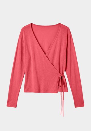 Vero Moda, CARDIGAN VMLIVIA CARDIGAN - Gilet - calypso coral