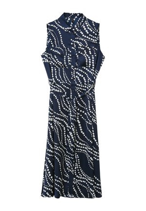 POIS - Robe chemise - var blu notte