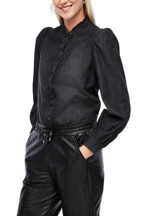 Overhemdblouse - bleached denim