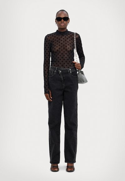 Ksubi SYMBOLS  - Tops ar garām piedurknēm - black