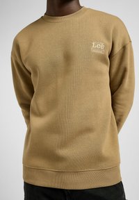 Lee LONG SLEEVE ESSENTIAL CREW - Collegepaita - dark khaki