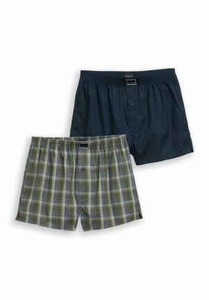 TOM TAILOR TOM TAILOR UNTERWÄSCHE BOXERSHORTS MIT KAROMUSTER IM 2ER-PACK - Boxer  - green dark check