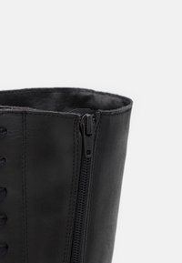 Zign LEATHER - Stivali con i lacci - black