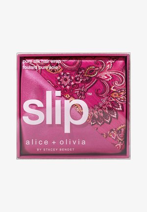 SLIP SLIP X ALICE OLIVIA FOULARD IN PURA SETA - Hair styling accessory - pink