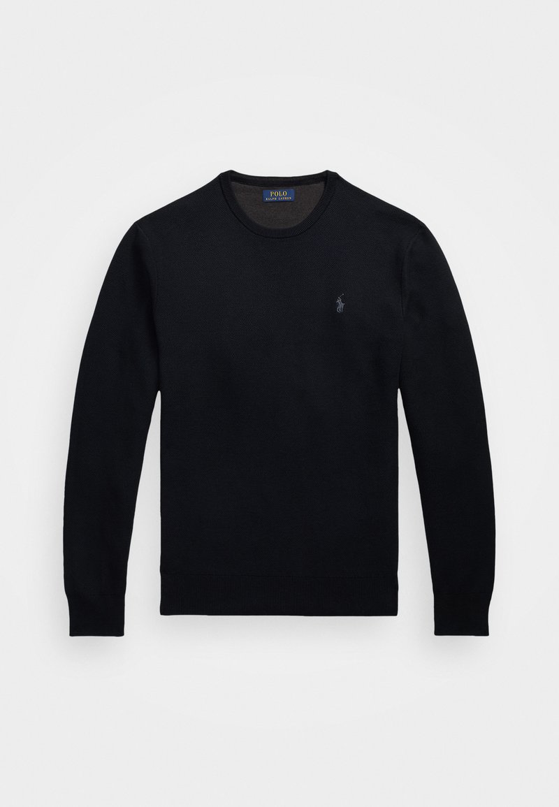 Polo Ralph Lauren KNIT COTTON CREWNECK SWEATER Pullover black