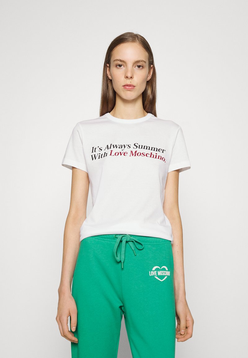 Love Moschino Long sleeved top optical white/offwhite Zalando.co.uk